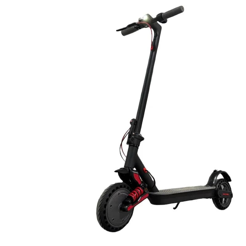 Mi-Z elscooter 350 W – Lätt, hopfällbar, dubbel stötdämpning
