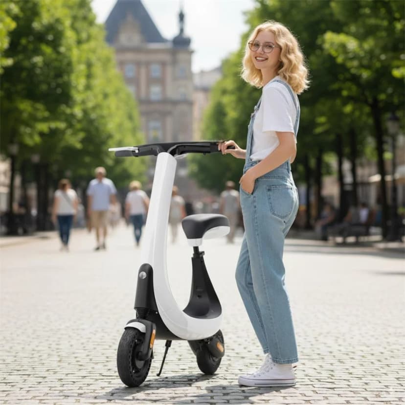 400 W elscooter med 36 V-batteri – lätt och kompakt design