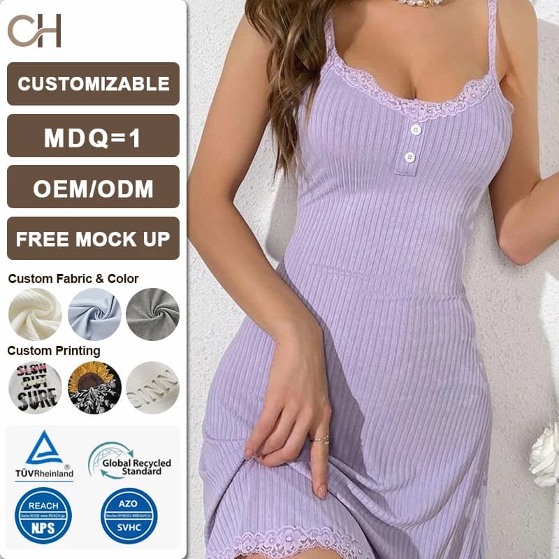 Customizable Women's Lace Striped Bodycon Mini Dress - Eco-Friendly