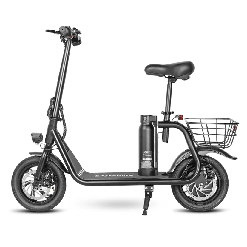 SAMEBIKE 36 V elscooter med utbytbart batteri – 250 W effekt