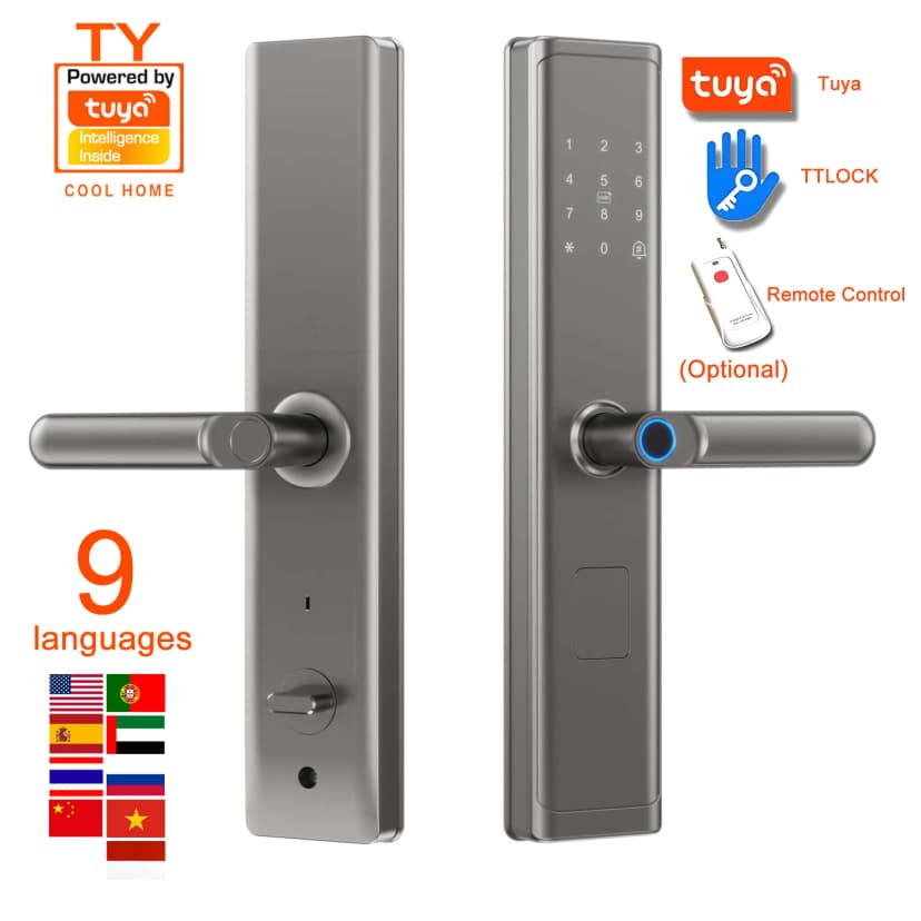 Tuya TTLOCK Smart fingeravtrycksdörrlås - Nyckelfri inpassage