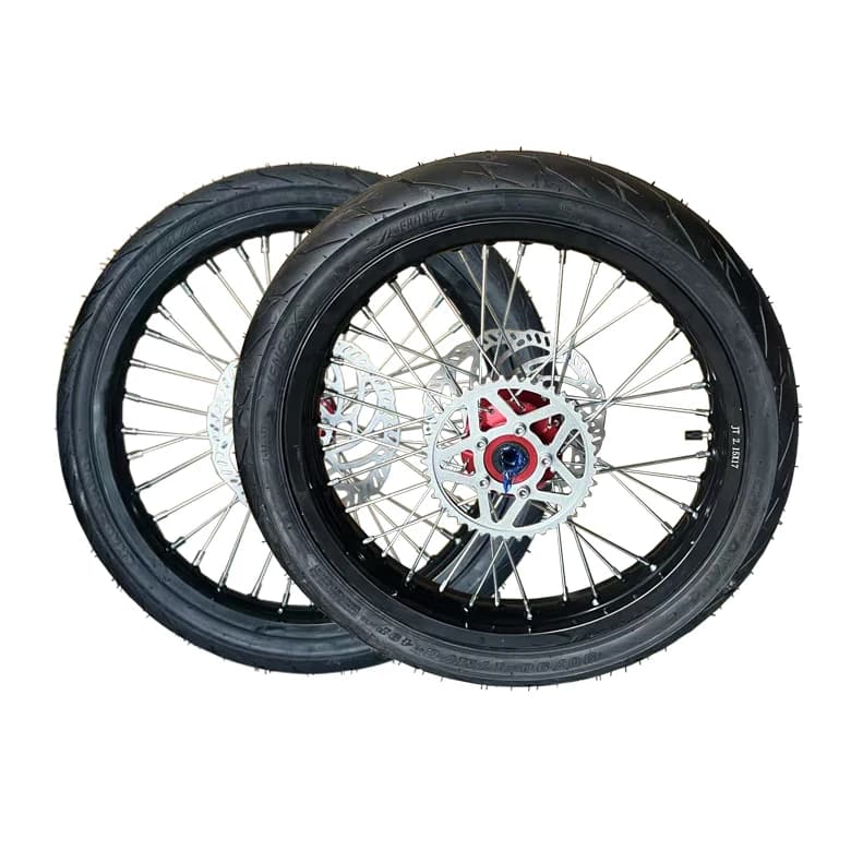 Sur-Ron Light Bee X 17 tums Supermoto-hjulset med däck och bromsskivor