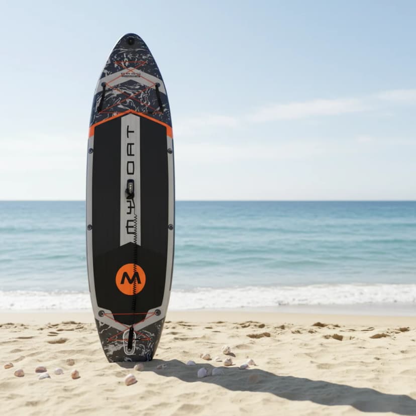 MYBOAT Bass Hunter 11'6" uppblåsbar paddleboard – extra bred och stabil
